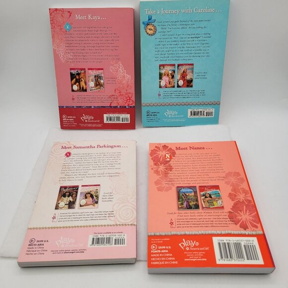 American Girl Book Lot Beforever Character KAYA * CAROLINE * SAMANTHA * NANEA * - Picture 6 of 12